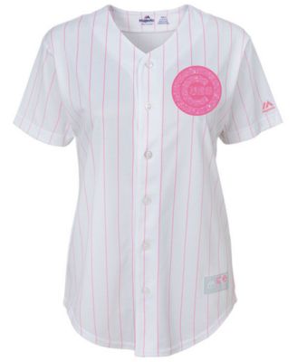 Majestic Chicago Cubs Cool Base Pink 