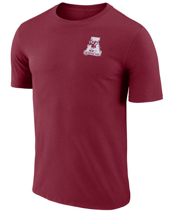 Nike Men's Alabama Crimson Tide Dri-FIT Cotton Stadium T-Shirt ...