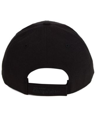 Miami Dolphins Black & Black MVP Strapback Cap