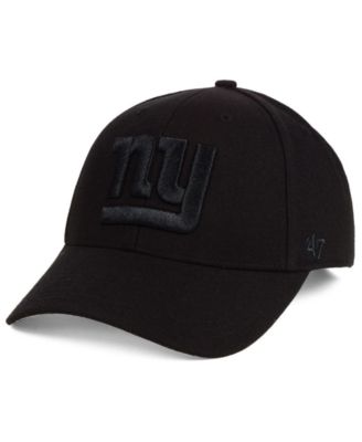 '47 Brand - Black & Black MVP Strapback Cap