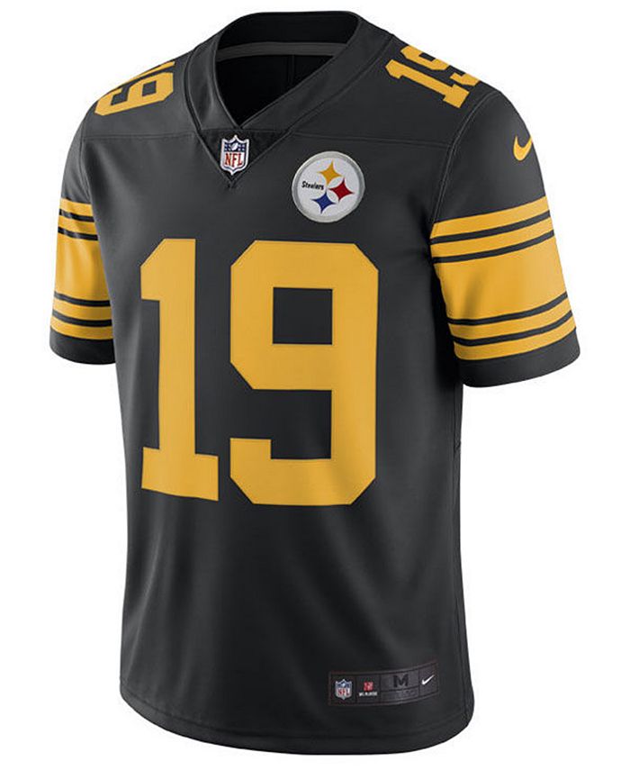 Nike Men's Juju Smith-Schuster Pittsburgh Steelers Limited Color Rush ...
