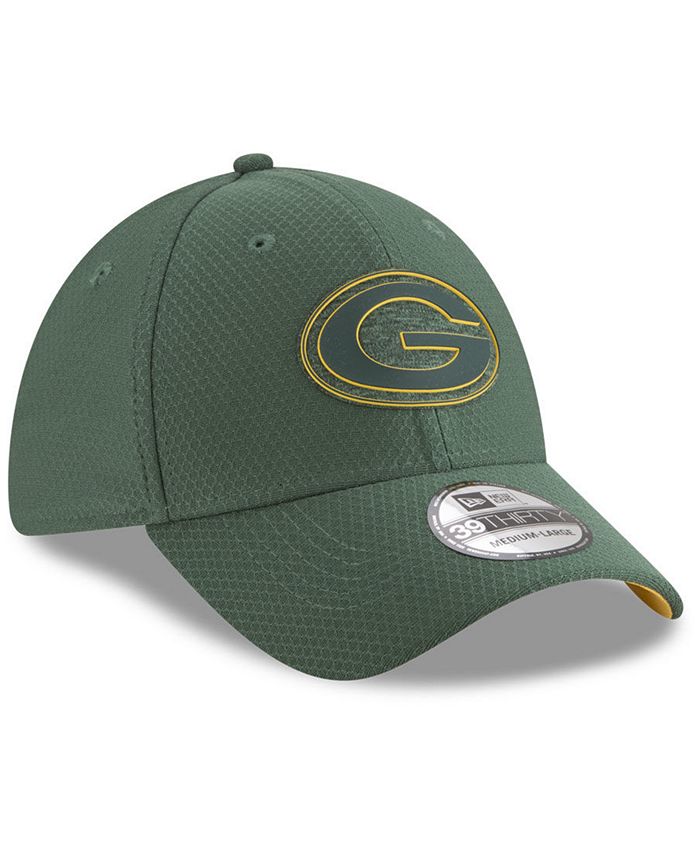 New Era Green Bay Packers Training Camp 39THIRTY Stretch Fitted Cap ...