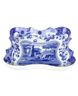 Spode Blue Italian Devonia Tray Macy's
