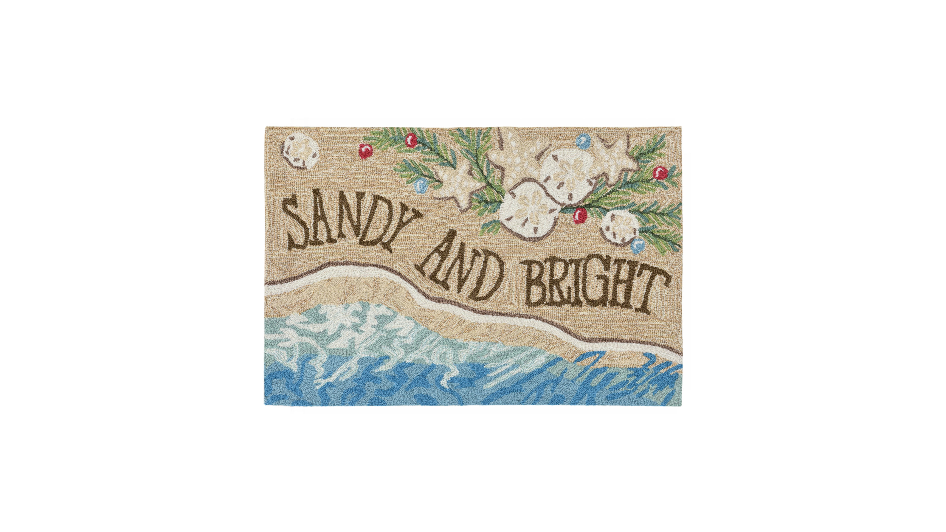 Liora Manne Front Porch Indoor/Outdoor Sandy & Bright Sand 2'6" x 4' Area Rugs