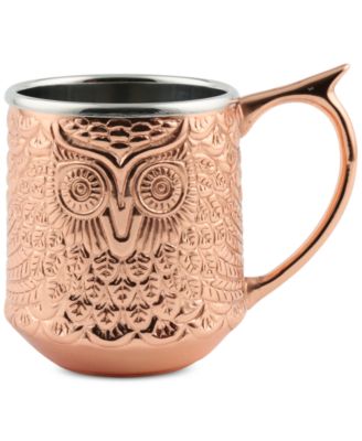 Cambridge - Copper-Plated Owl Mug