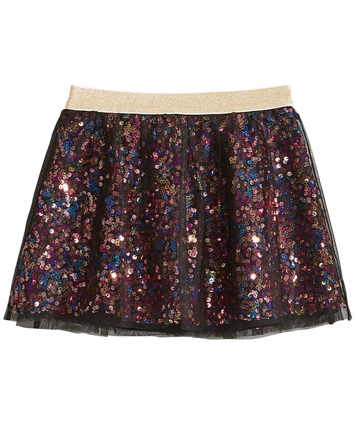 Epic Threads Little Girls Sequin Tulle Skirt, Created for Macy's - Macy's