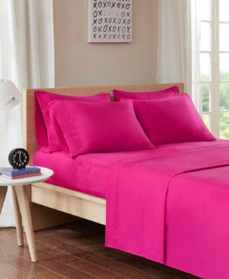 Side Storage Pockets Microfiber 6-Pc. Sheet Set, Queen