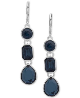 Nine West - Crystal Triple Drop Earrings