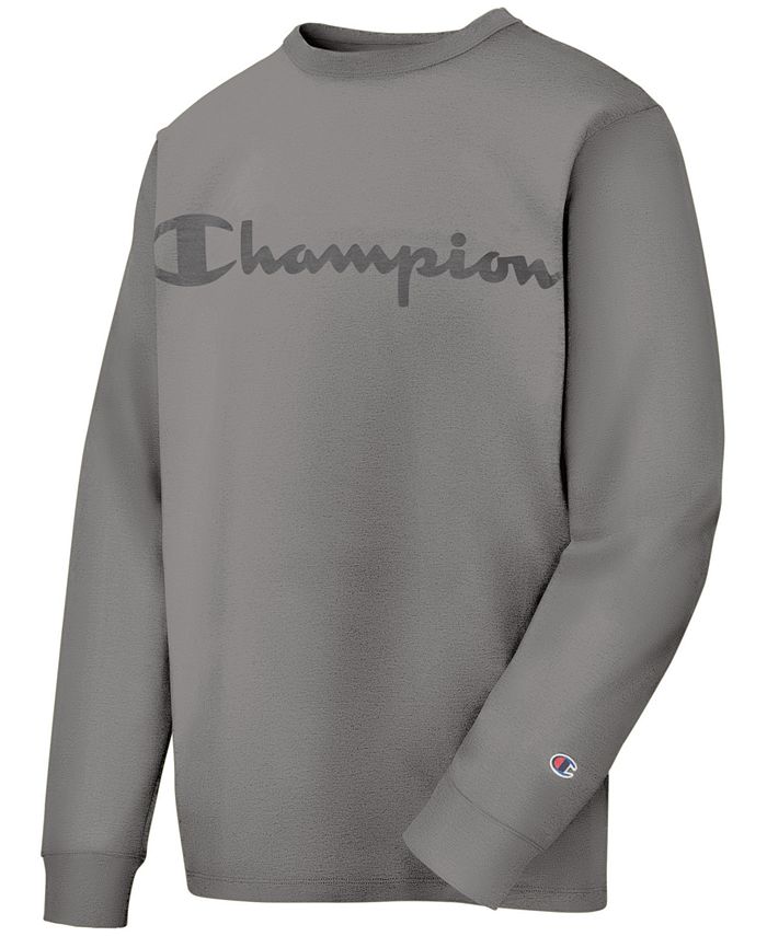 Champion Men's Logo Garment-Dyed Sweatshirt - Macy's