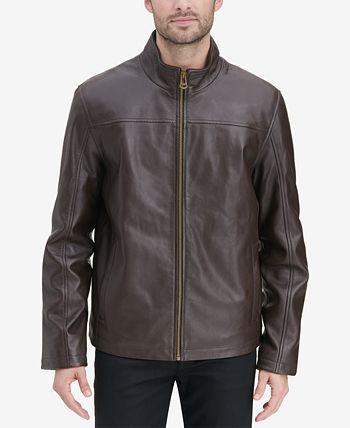 NZSH Mens Leather jacket Genuine Hight Quality Lambskin Biker Coat Slim fit