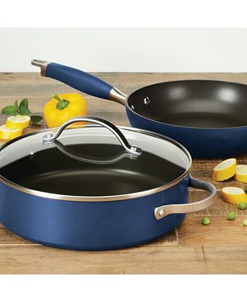 Anolon Advanced Indigo Home - Hard Anodized NonStick 3pc Set - New