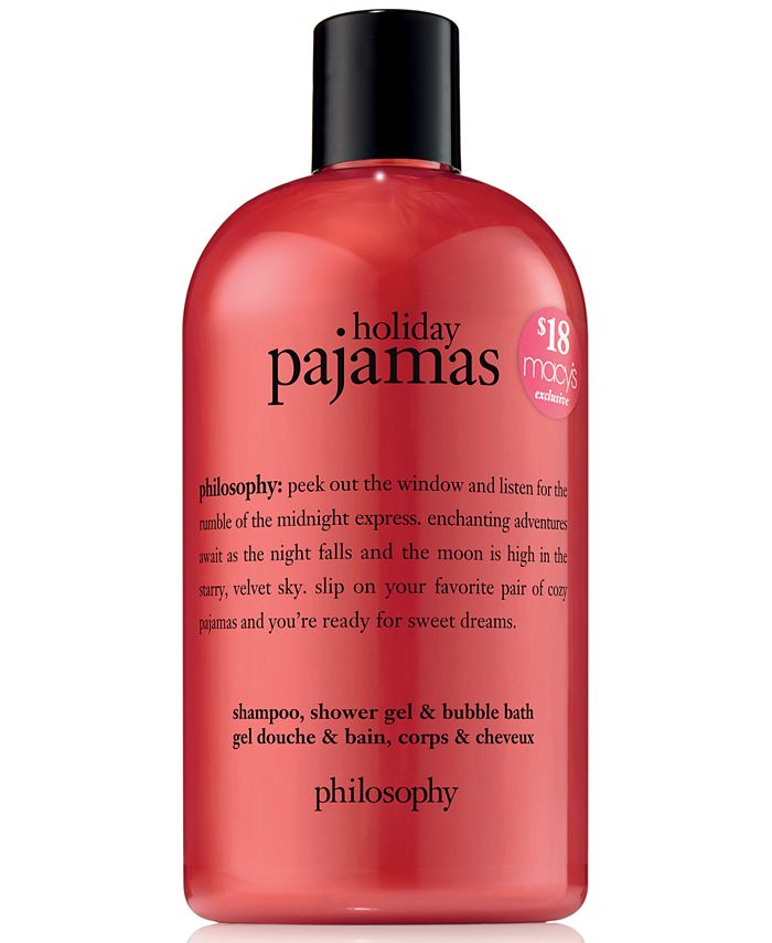 philosophy Holiday Pajamas Shampoo, Shower Gel & Bubble Bath, 16-oz. -  Created for Macy's - Macy's
