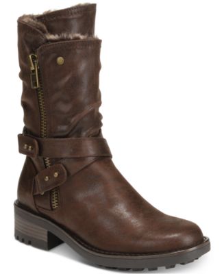 Macy's carlos santana cheap moto boots