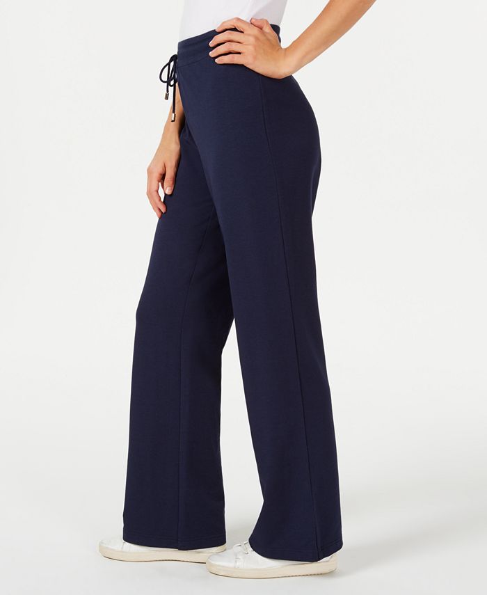 Charter Club Petite Wide-Leg Pull-On Pants, Created for Macy's - Macy's