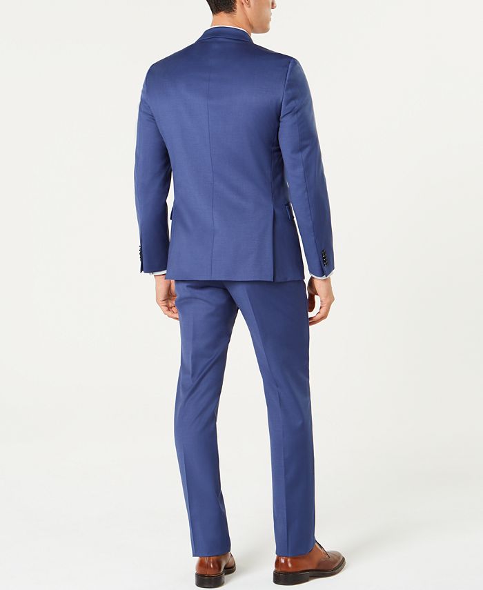 Tommy Hilfiger Men's SlimFit TH Flex Stretch Wool Suit Macy's