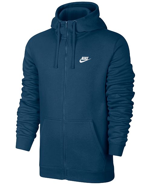 Nike Men's Fleece Zip Hoodie - Hoodies & Sweatshirts - Men - Macy's