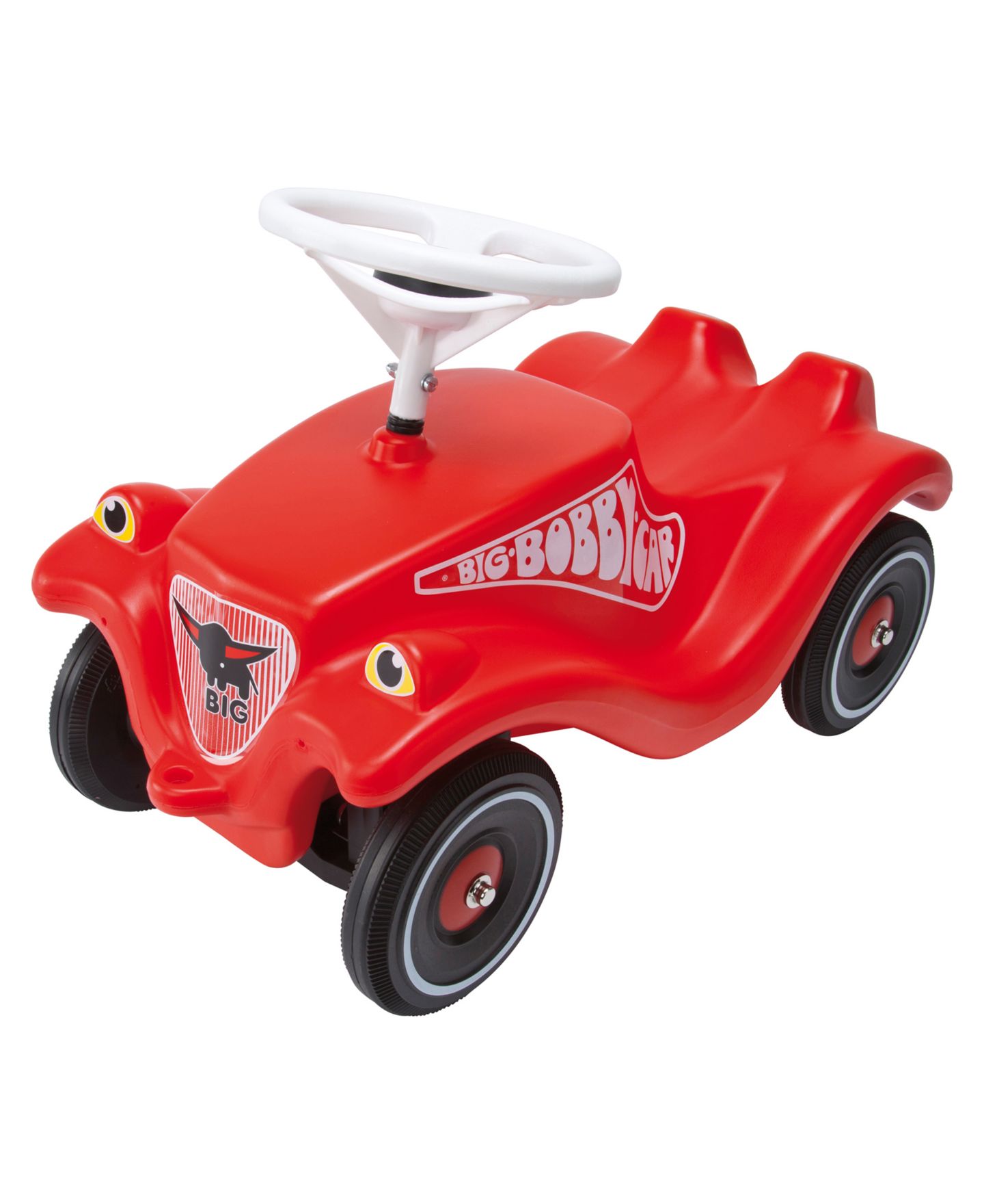 Детская игрушка Aquaplay Classic Bobby Hard Plastic Ride-On Car with Steering Wheel and Trailer Coupling, 110 Pound Capacity, Ages 1+ — фото 1