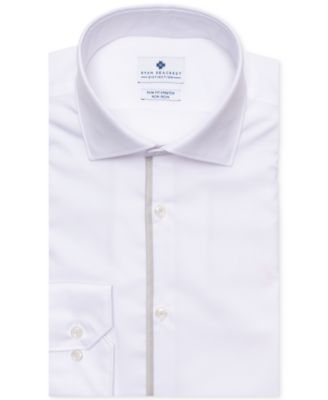 Ryan Seacrest Distinction - Men's Evening Collection Ultimate Slim-Fit Non-Iron Performance Stretch Solid Dress Shirt