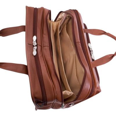 West Town 15" Fly-Through Checkpoint-Friendly Patented Detachable -Wheeled Laptop Briefcase