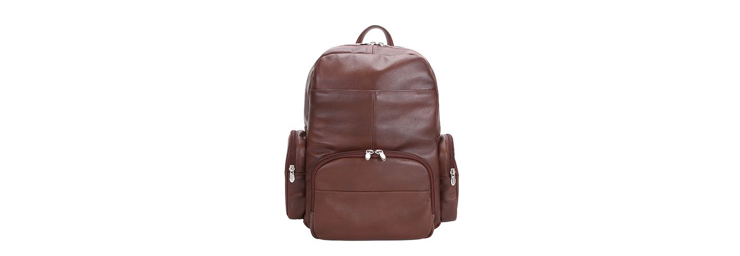 Рюкзак McKlein Cumberland 15" Dual Compartment Laptop, цвет: Коричневый — фото 16