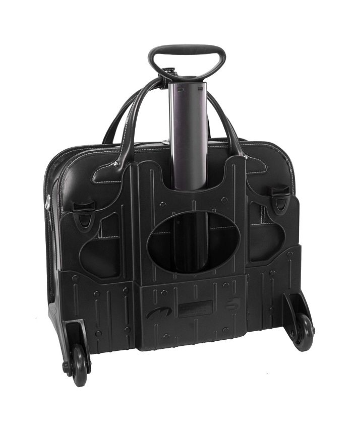 McKlenUSA Rosevlle 15.4" Leather Fly-Through™ Checkpont-Frendly - View #6