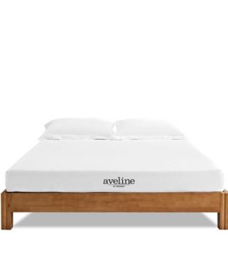 Modway - Ruthie Full Fabric Platform Bed with Round Splayed Legs in Azure