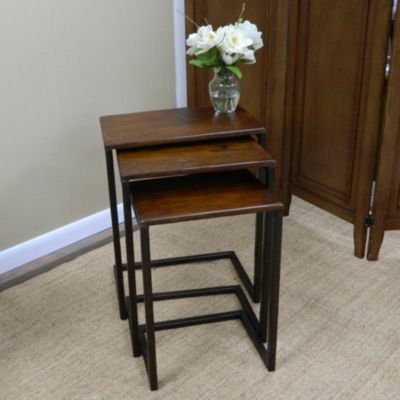 Eleana Wood Nesting Tables