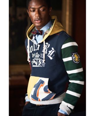 新品 RALPH LAUREN Rugby ラガーフードトレーナーM Polo Ralph Lauren Men's Patchwork Rugby Hoodie - Macy's