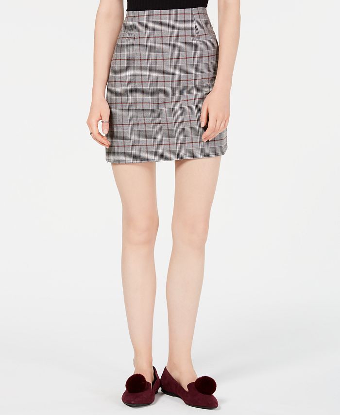 Plaid skirt macys online