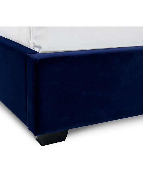 Furniture Closeout! Zoe Upholstered King Bed, Created for Macy's