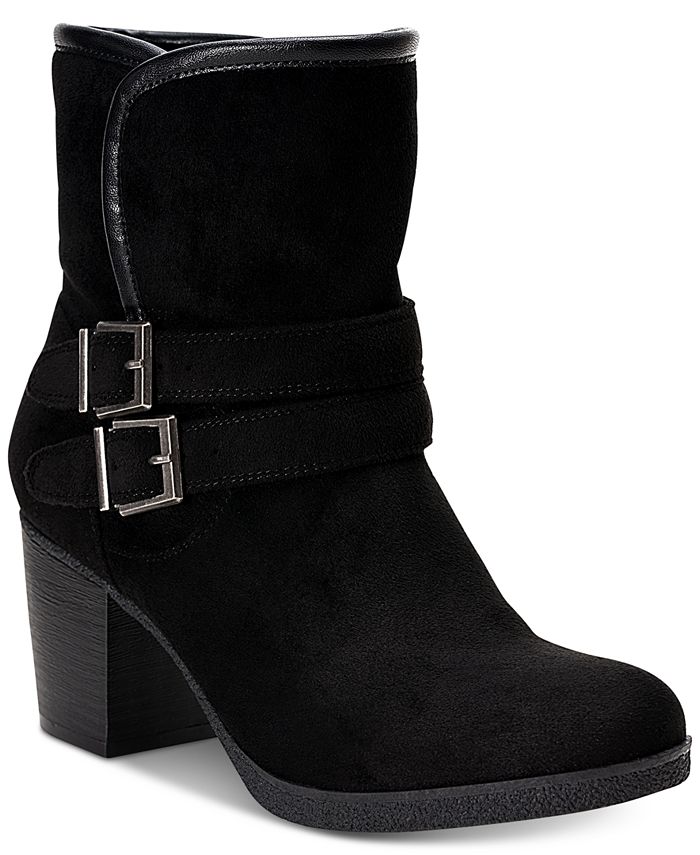 Style & Co Gigii Foldover Ankle Booties, Created for Macy's - Macy's