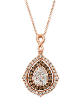 levian pendants chocolate diamonds