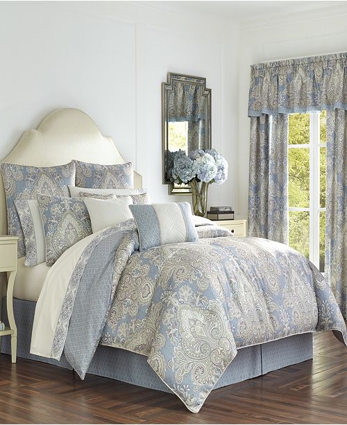 Royal Court Palermo Blue Queen Comforter Set Reviews