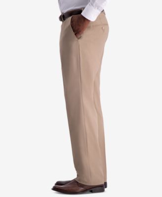 Men's Premium Comfort Stretch Classic-Fit Solid Flat Front Dress Pants