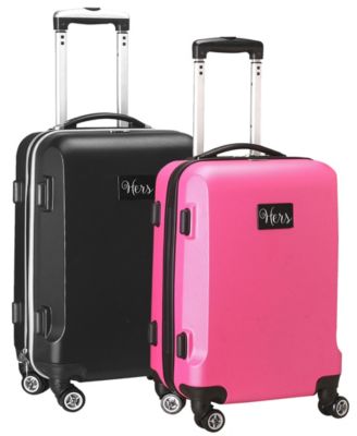 his and hers suitcases