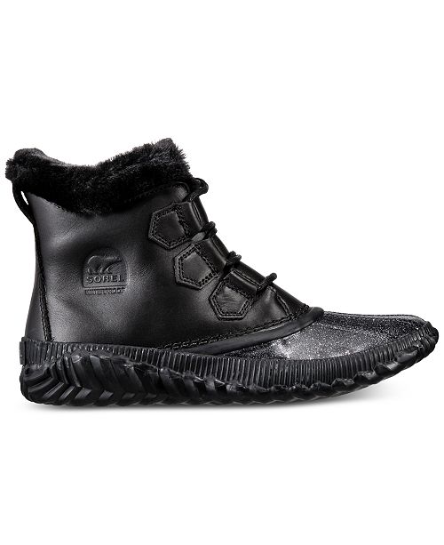 sorel women's out n about plus lug sole booties
