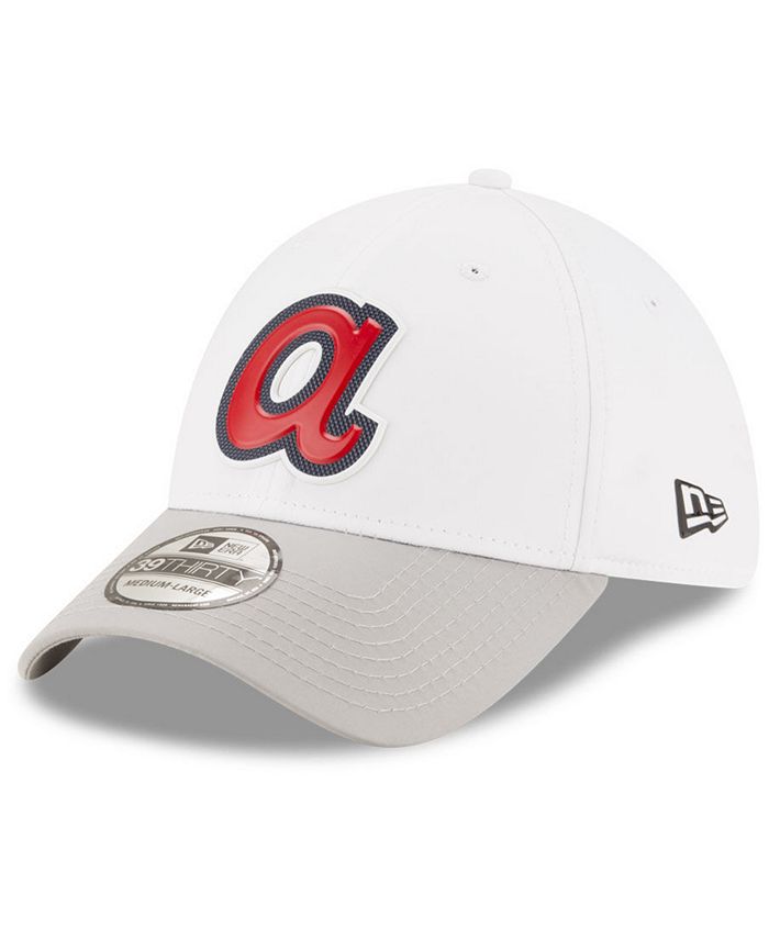 New Era Atlanta Braves White Batting Practice 39THIRTY Cap Macy s