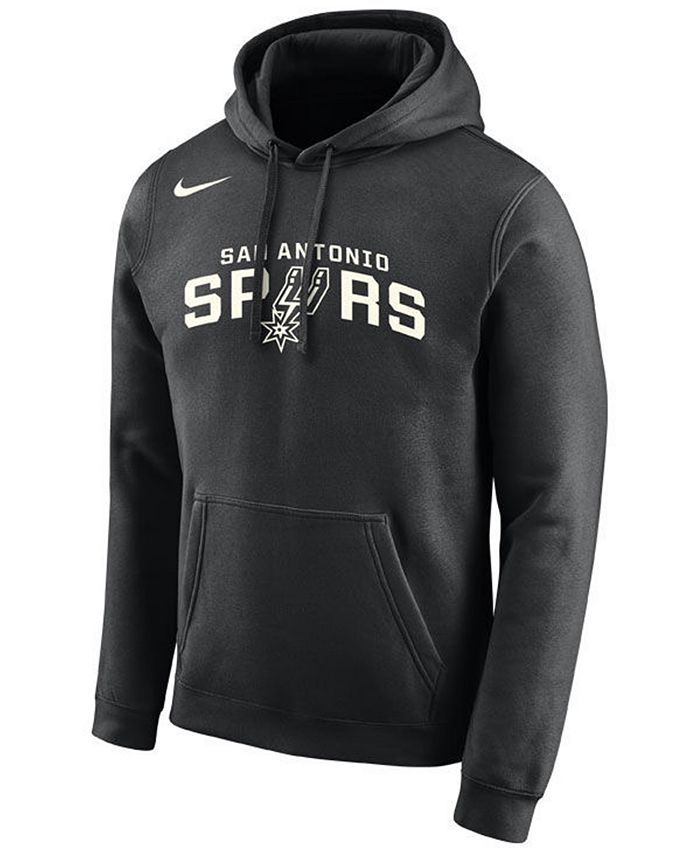 Nike Men's San Antonio Spurs Essential Logo Pullover Hoodie - Macy's