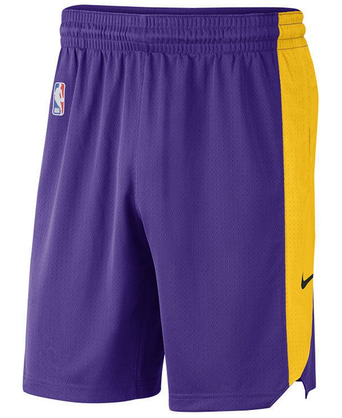 Nike Men's Los Angeles Lakers Practice Shorts - Macy's