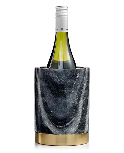 Hotel Collection Closeout Marble Wine Chiller With Gold Tone Steel Base Created For Macy S Reviews Bar Wine Dining Macy S