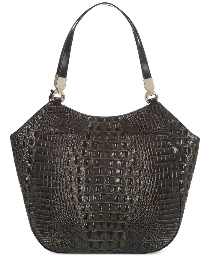 Brahmin Marianna Aster Embossed Leather Tote - Macy's