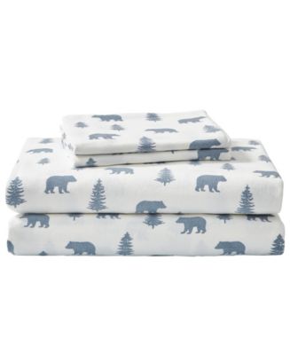 Eddie Bauer Printed Cotton Flannel Sheet Sets - Macy's