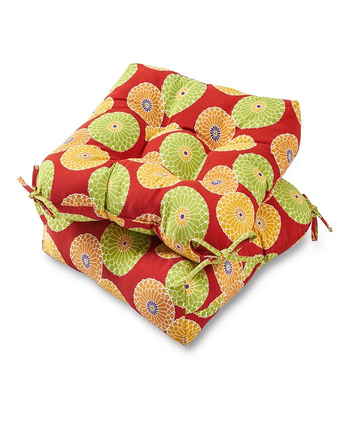 Greendale Home Fashions Set of 2 Outdoor Chair Cushions Macy's