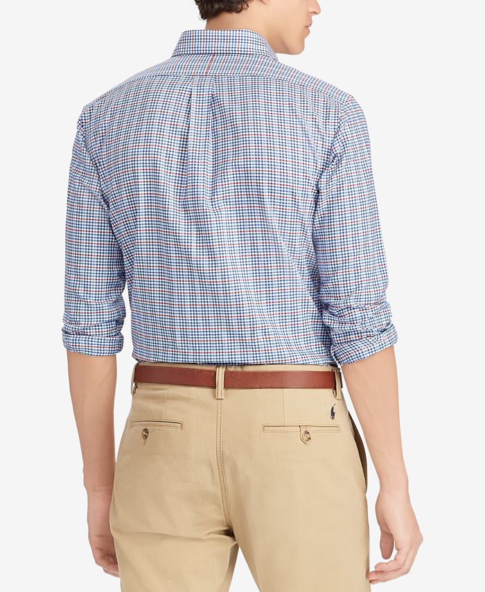 Polo Ralph Lauren Men's Classic Fit Plaid Twill Cotton Shirt Macy's