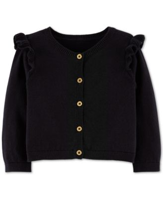 Carter's - Baby Girls Ruffle Cotton Cardigan