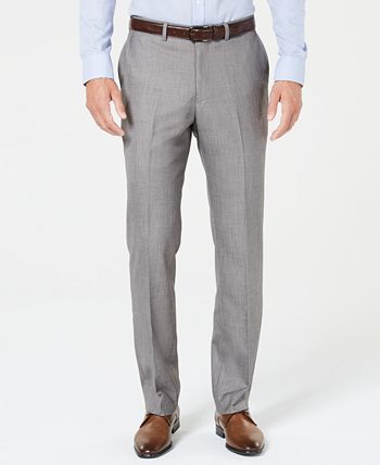 Dockers Men's Modern-Fit Light Gray Sharkskin Suit - Macy's