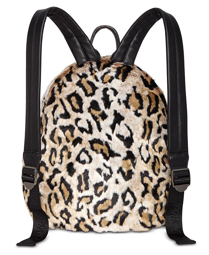 Betsey Johnson Faux Fur Backpack - Macy's