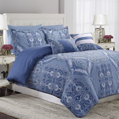 Tribeca Living - Atlantis 300 Thread Count Cotton Oversized Duvet Cover Set