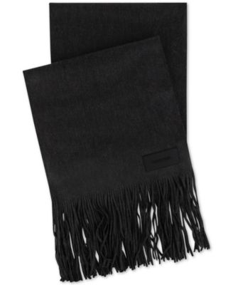 Calvin Klein - Men's Fine-Gauged Fringed Scarf