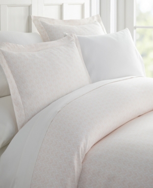 Ienjoy Home Lucid Dreams Patterned Duvet Cover Set, Full/queen In Classic Pink